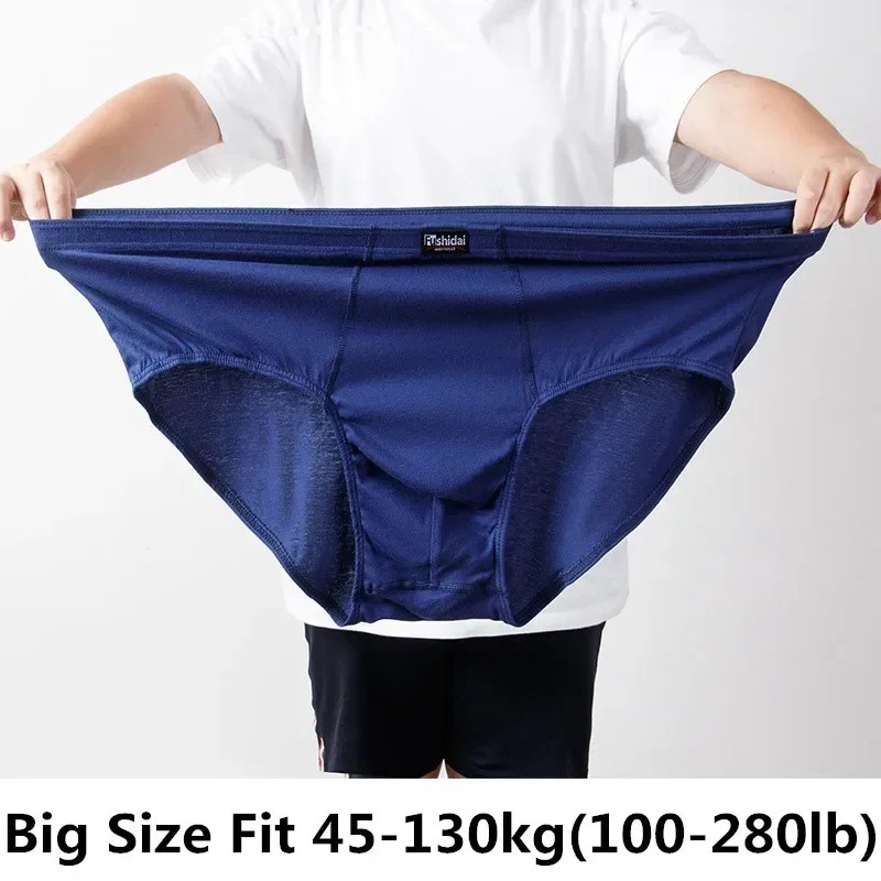 1Pcs 6XL 7XL 8XL Big Size Briefs Large Underwear For Men Underpants Cotton Breathable Boys Panties Undies Male Shorts Knickers