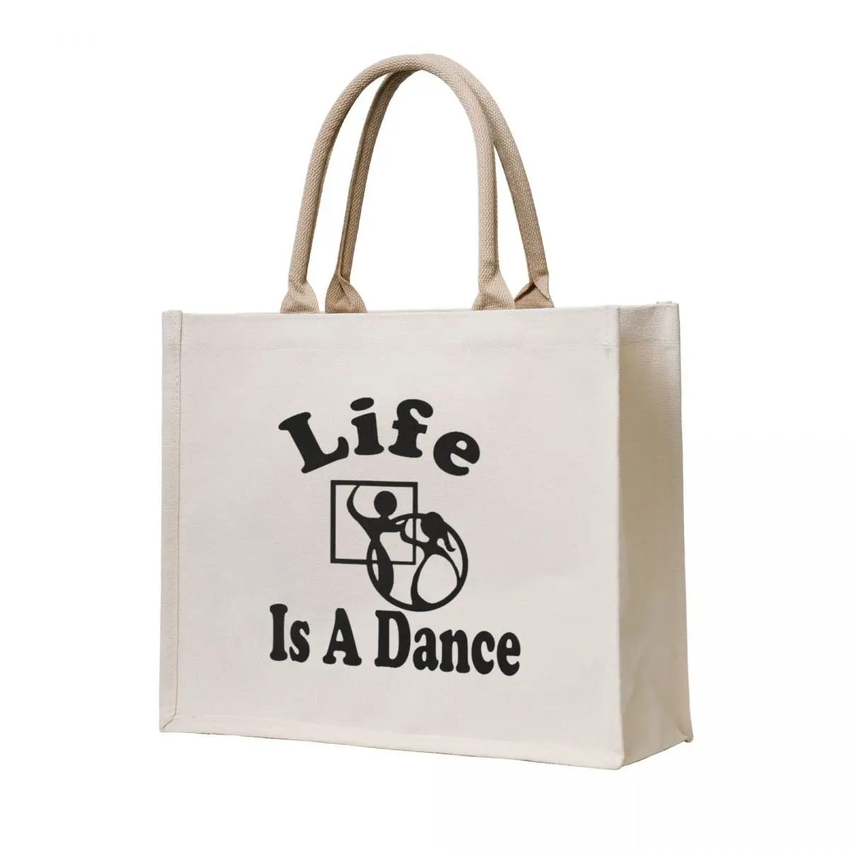 

Life Is A Dance BLK Tote Bag Cloth bag Eco bag personalized tote