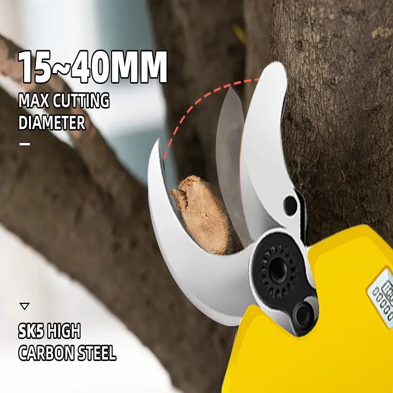 SK5 Cordless Pruner Cutting Blade 40mm Electric Pruning Shear Accessory Efficient Fruit Tree Bonsai Pruning Branches Garden Tool