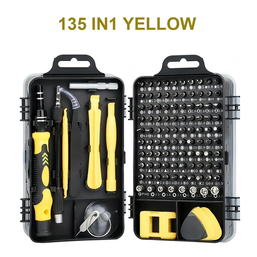 25/115/135/140 in1 Schraubendreher-set Magnetische Torx Phillips Schraube Bit Kit Mit Elektrische Entferner Schlüssel Reparatur Telefon PC Werkzeuge