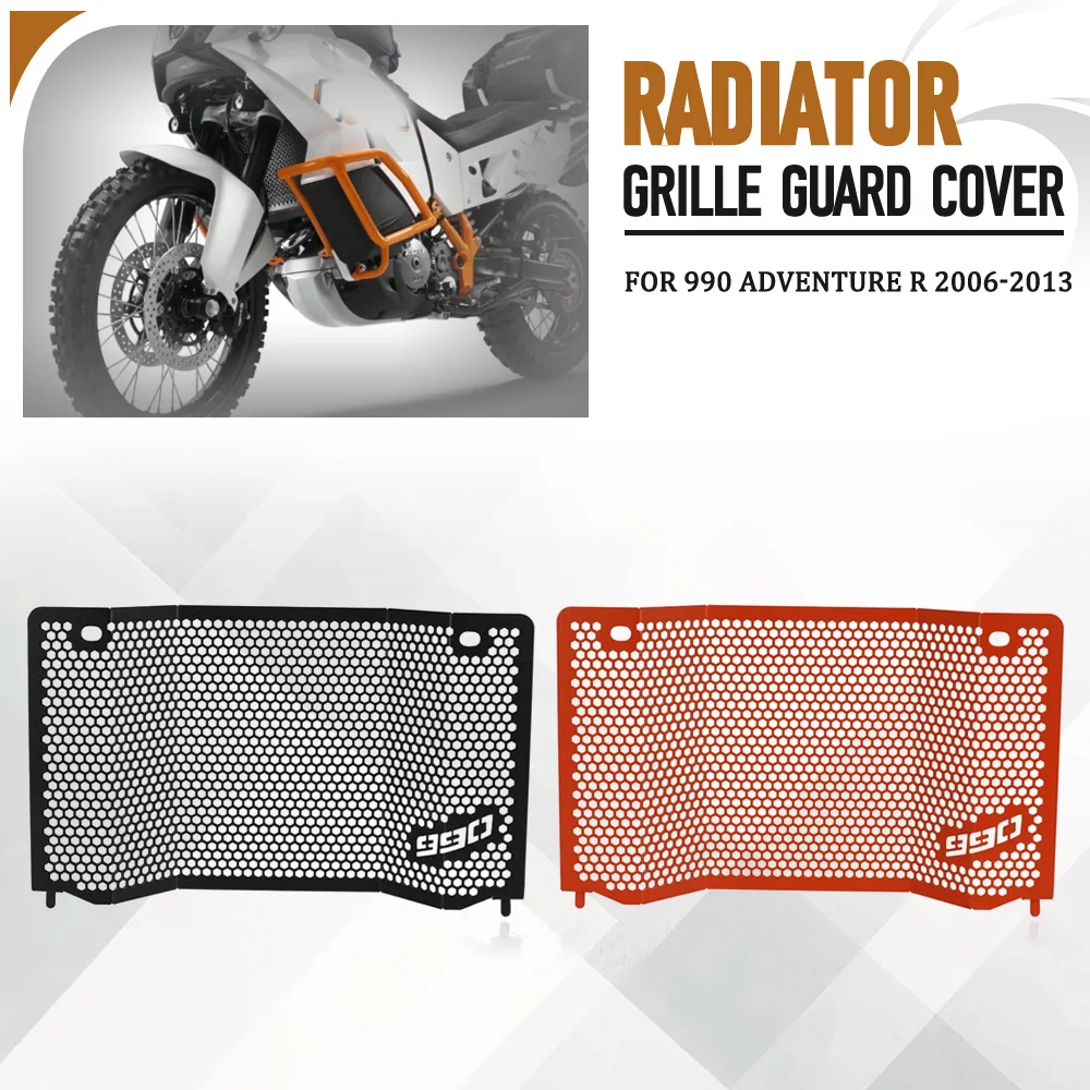 

Motorcycle Radiator Guard Grille Protective Cover Oil Cooler Cover Protector For 990 Adventure R 2006-2007-2008-2009-2012-2013