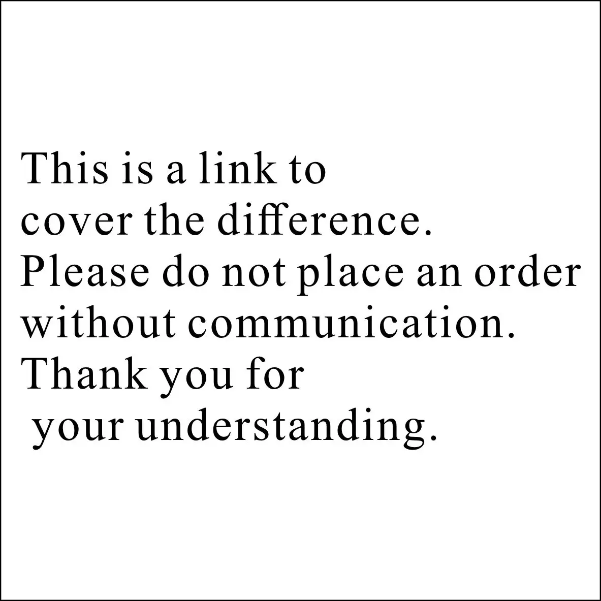 Este é um link para a diferença de frete e a diferença de preço do produto. É adquirido para os convidados designados!
