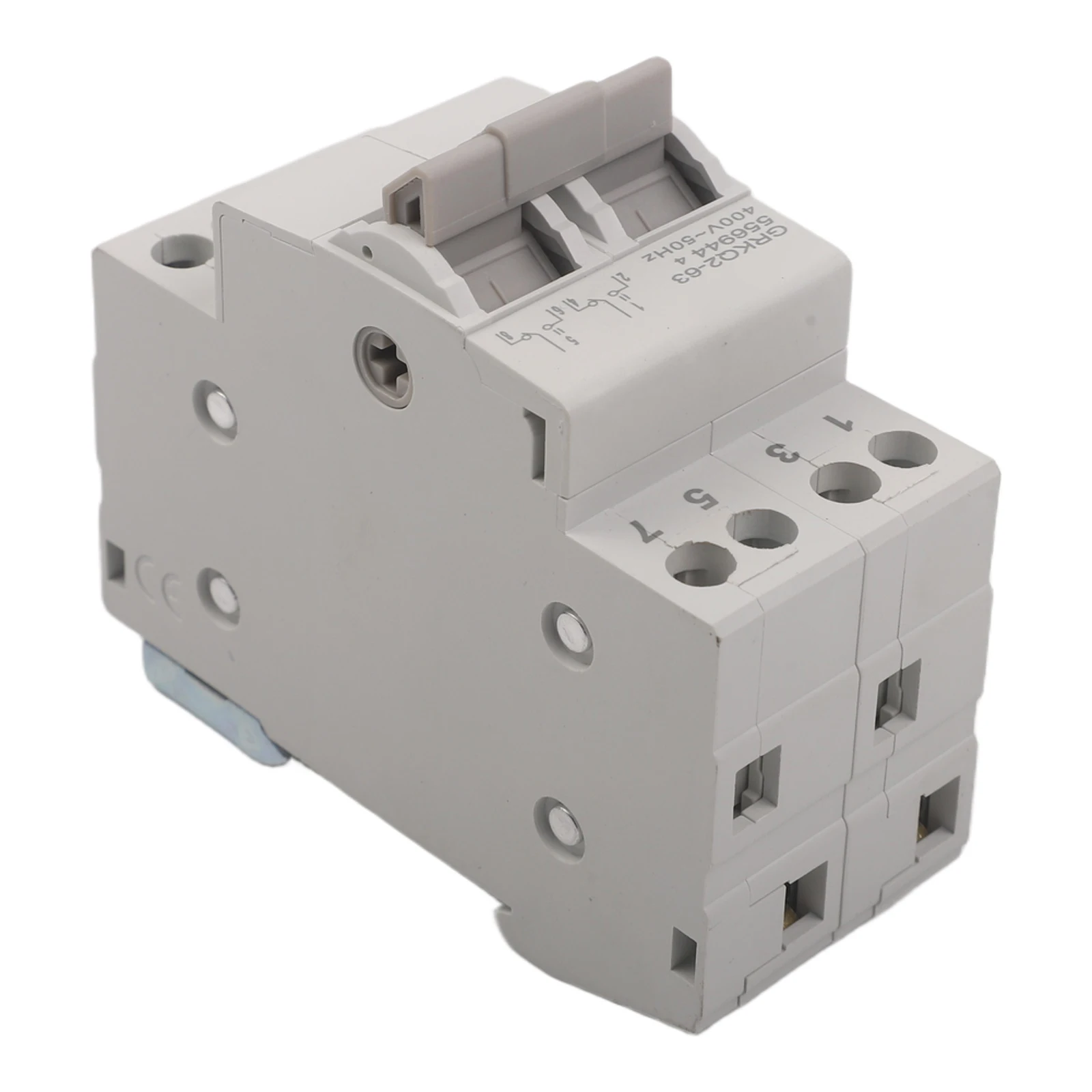 Manual Transfer Isolation Switch 2P 32A 400V for Seamless Power for source Switching with Robust Circuit Breaker Protection