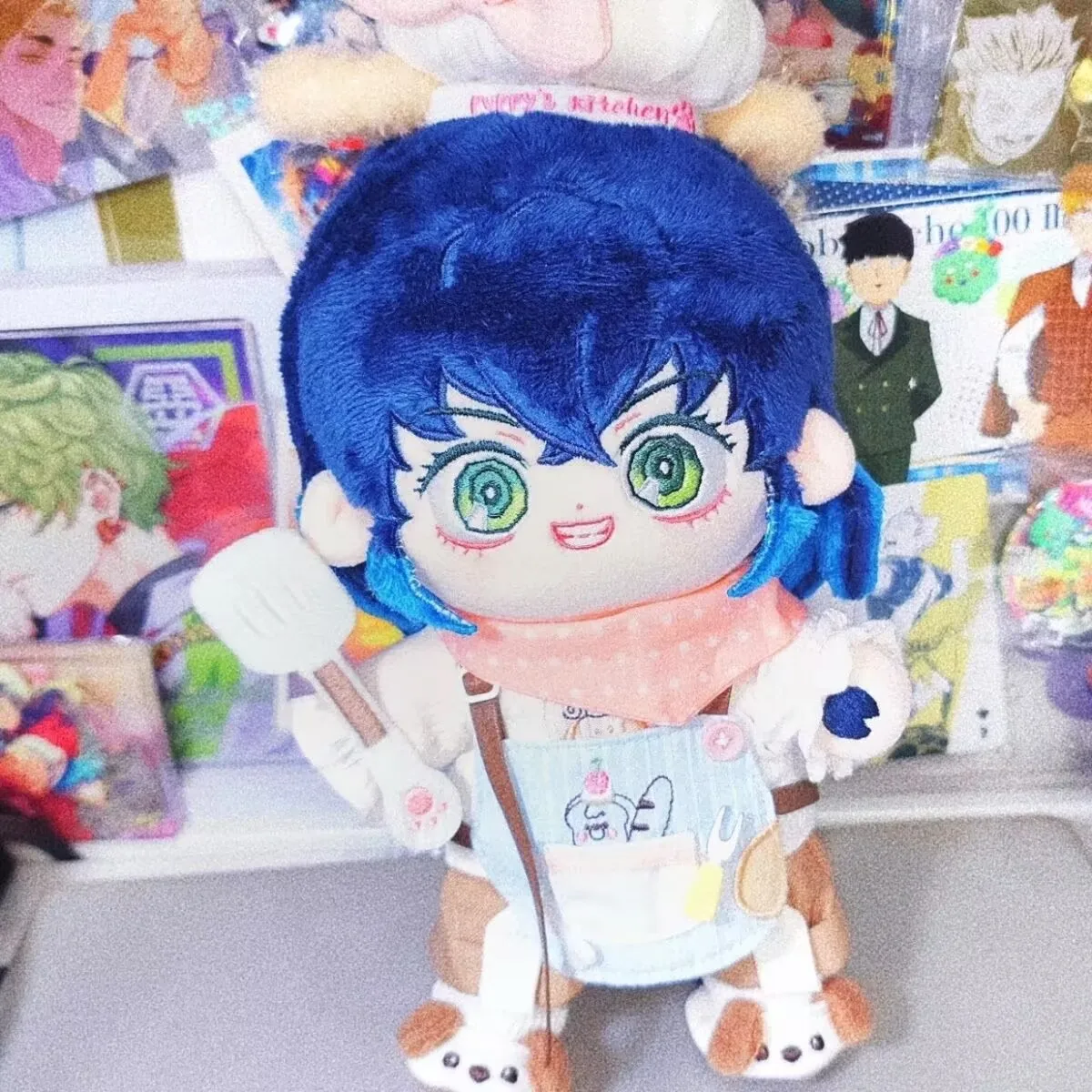 "Demon Slayer", "Inosuke" -inosuke's "Pig Kuma" Original cotton doll 20cm plush birthday gift