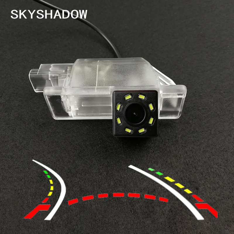 

Car HD Rear Camera Fisheye 8 12 Led Wireless Dynamic Night For Peugeot 2008 208 301 307 3008 406 407 408 508 607 806 807 RCZ