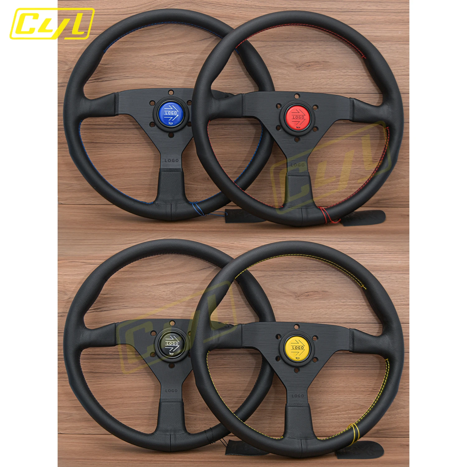 JDM Universal 14inch Montecarlo Steering Wheel Modified Racing Sports Gaming Steering Wheel