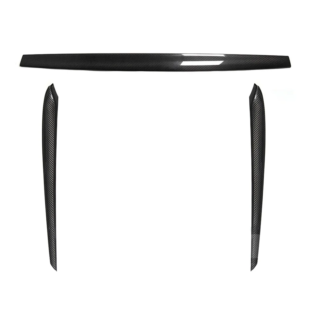 

Real Carbon Fiber Dashboard Panel Model 3/Y Dry Inner Front Door Cover Trim Adhesive Dash Kits Car Interior Tape