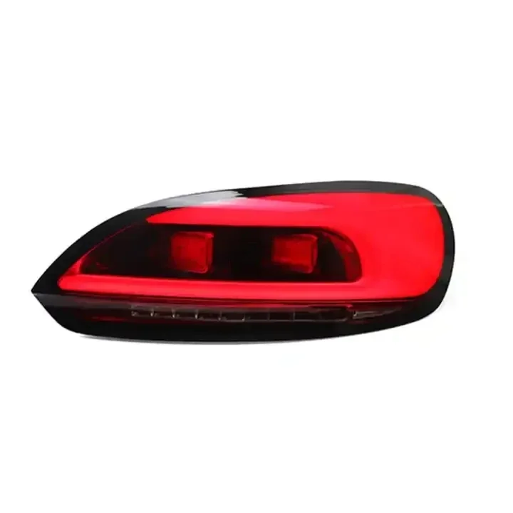 Pair LED Taillight Assembly for Scirocco 2009-2014 Rear Lamp Car Tail Lights Dynamic Signal Lamps