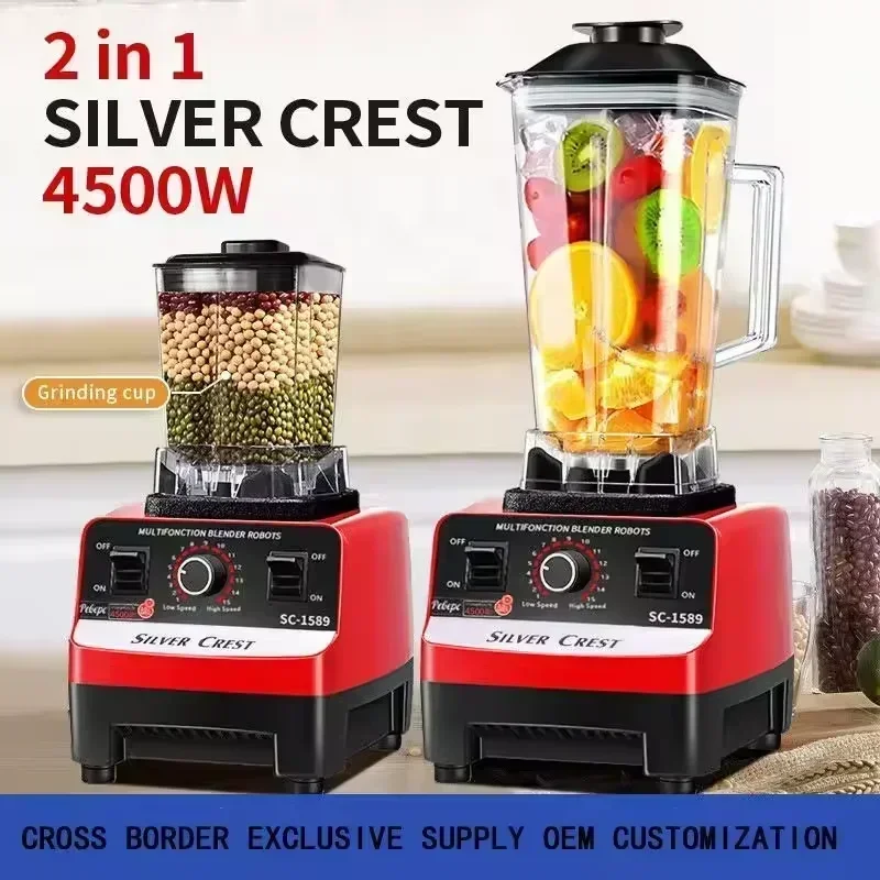 Hot 2.5L Electric Fruit Smoothie Blenders And Silver Crest Juicers Machine Mixer Grinder