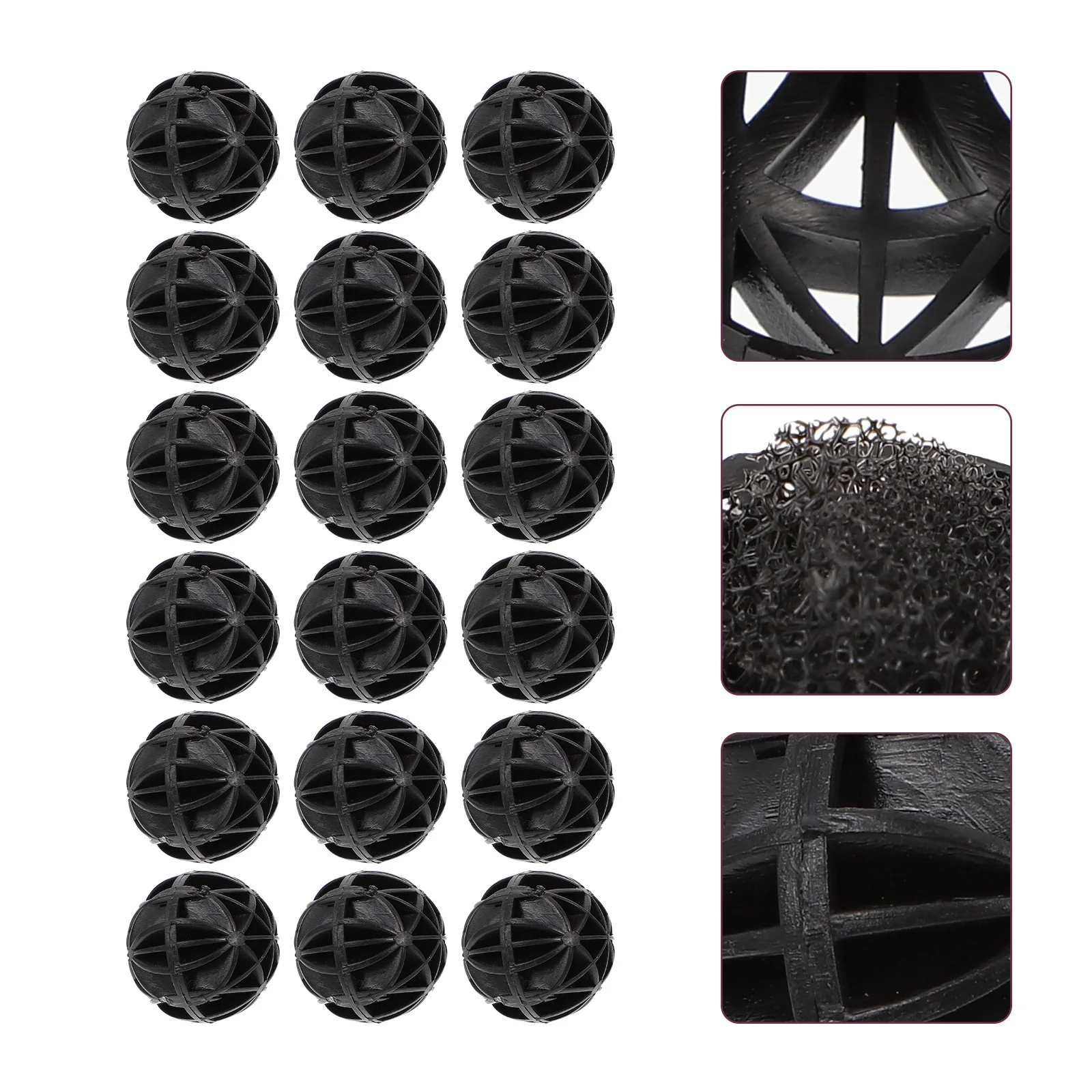 

150 Pcs Biosphere Filtration Material Aquarium Filter Balls Media Small Hamster for Pond Plastic Creative Fish Tank
