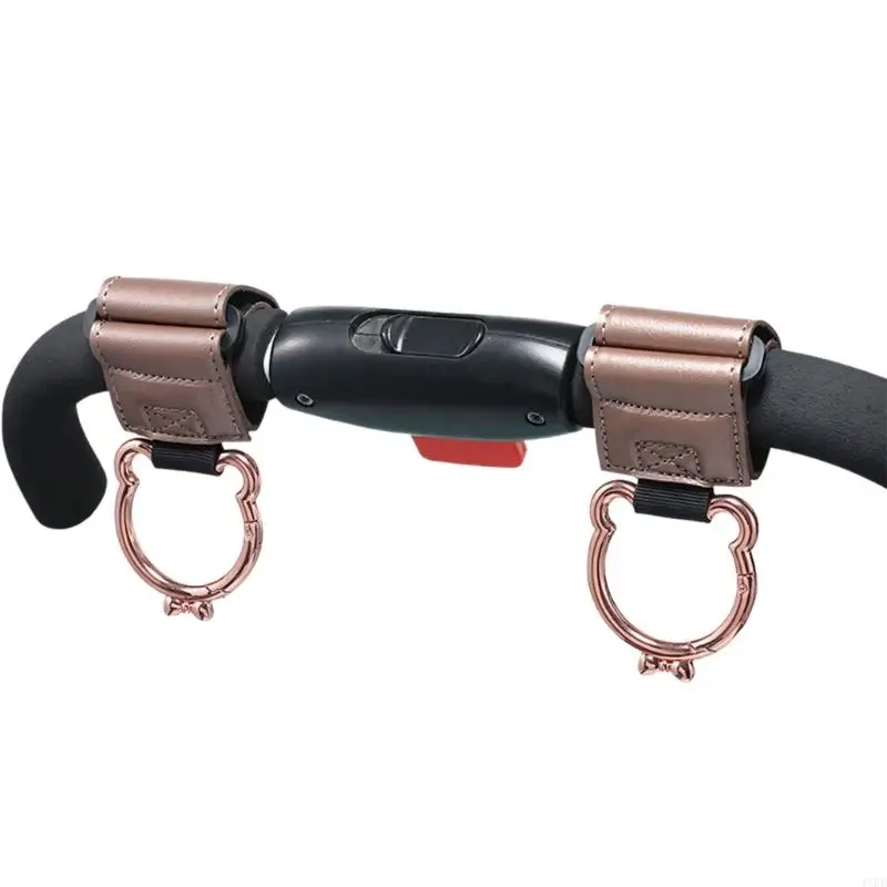  Rotating Baby Strollers Accessory PU Coated Nonslip Texture Strong Grip 2Pcs
