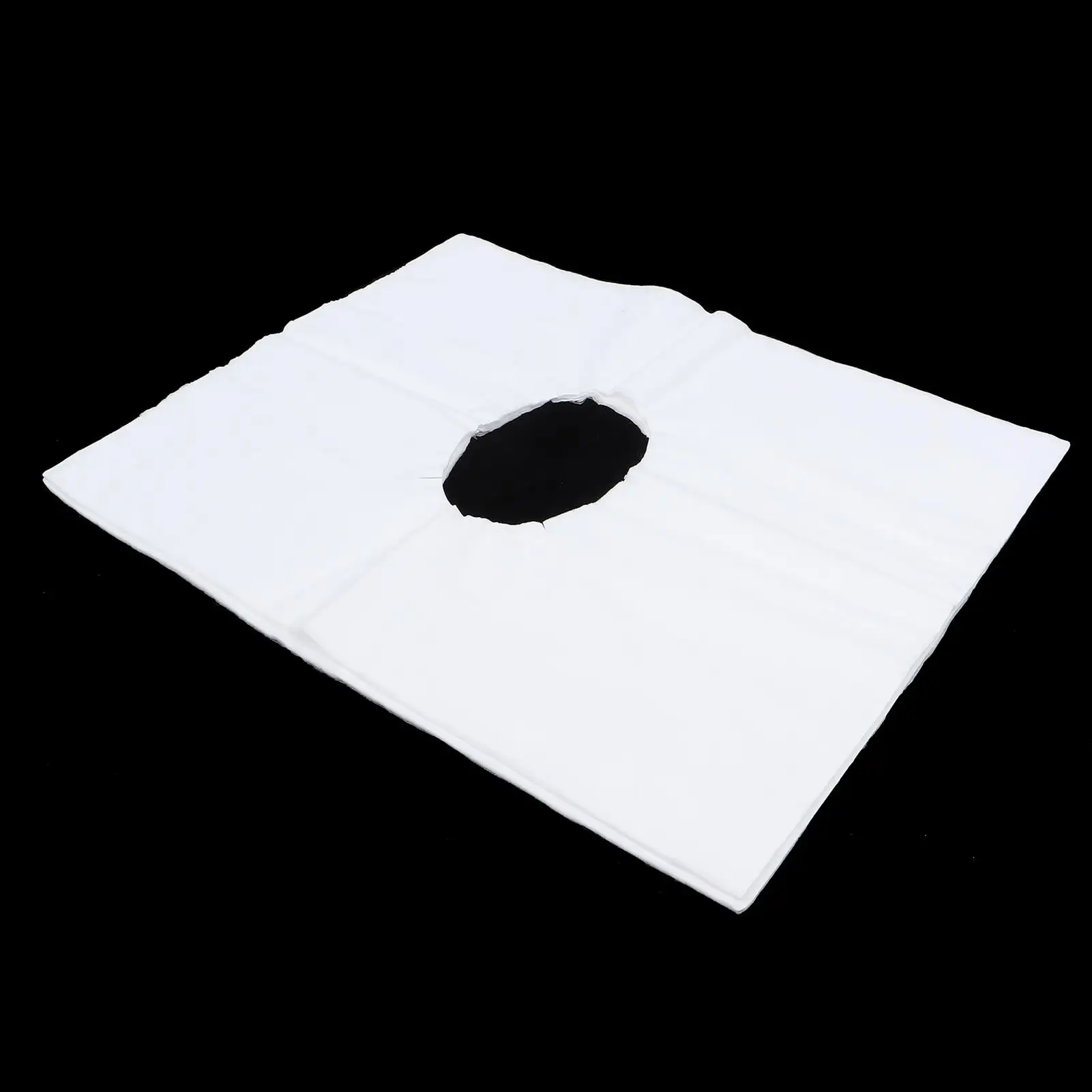 미용실 사용을 위한 마사지 침대를 위한 통기성 일회용 얼굴 받침대 커버 둥근 구멍 디자인