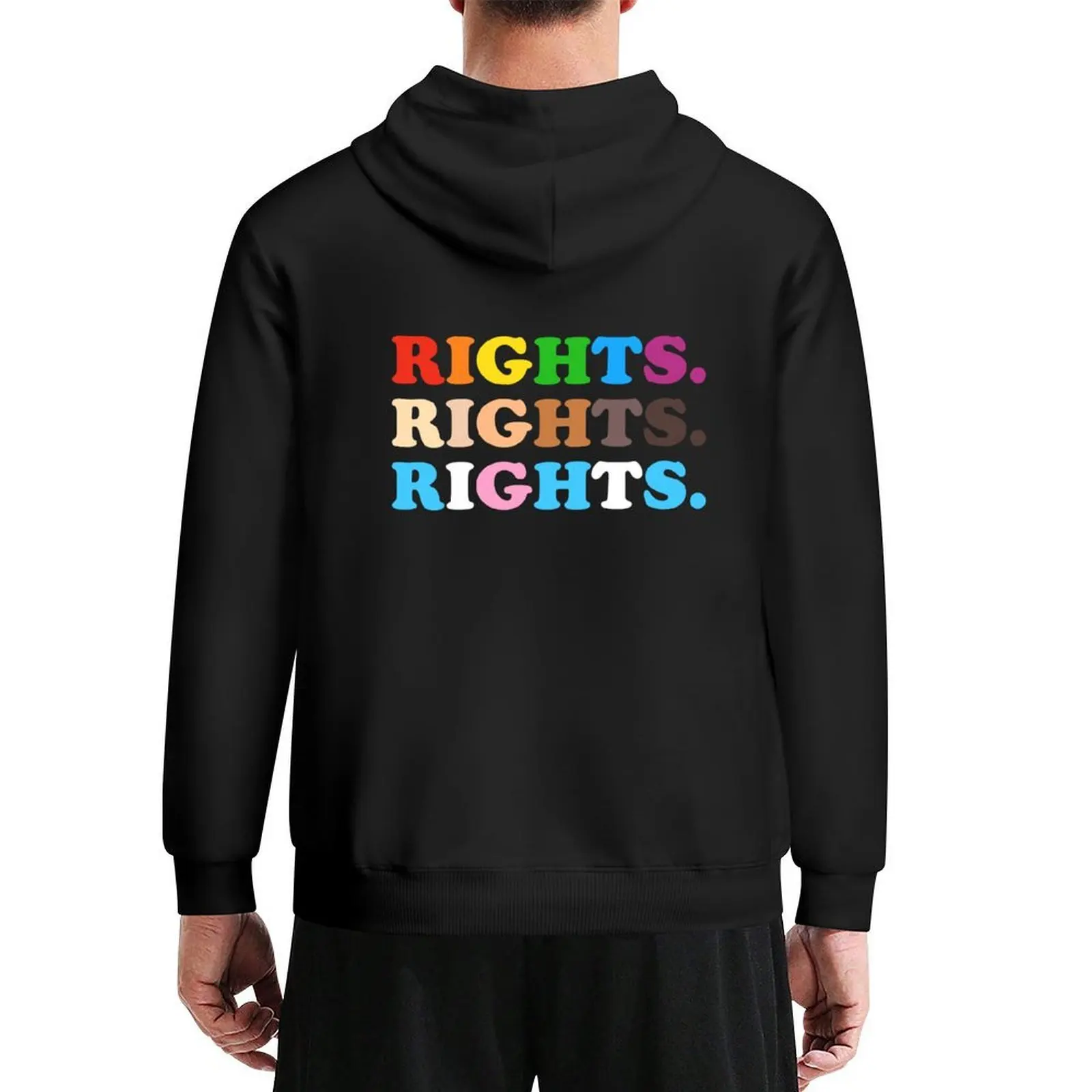 

Pride Allyship Rights Color Hoodie men's winter sweater blouse anime clothing male clothes hoodie