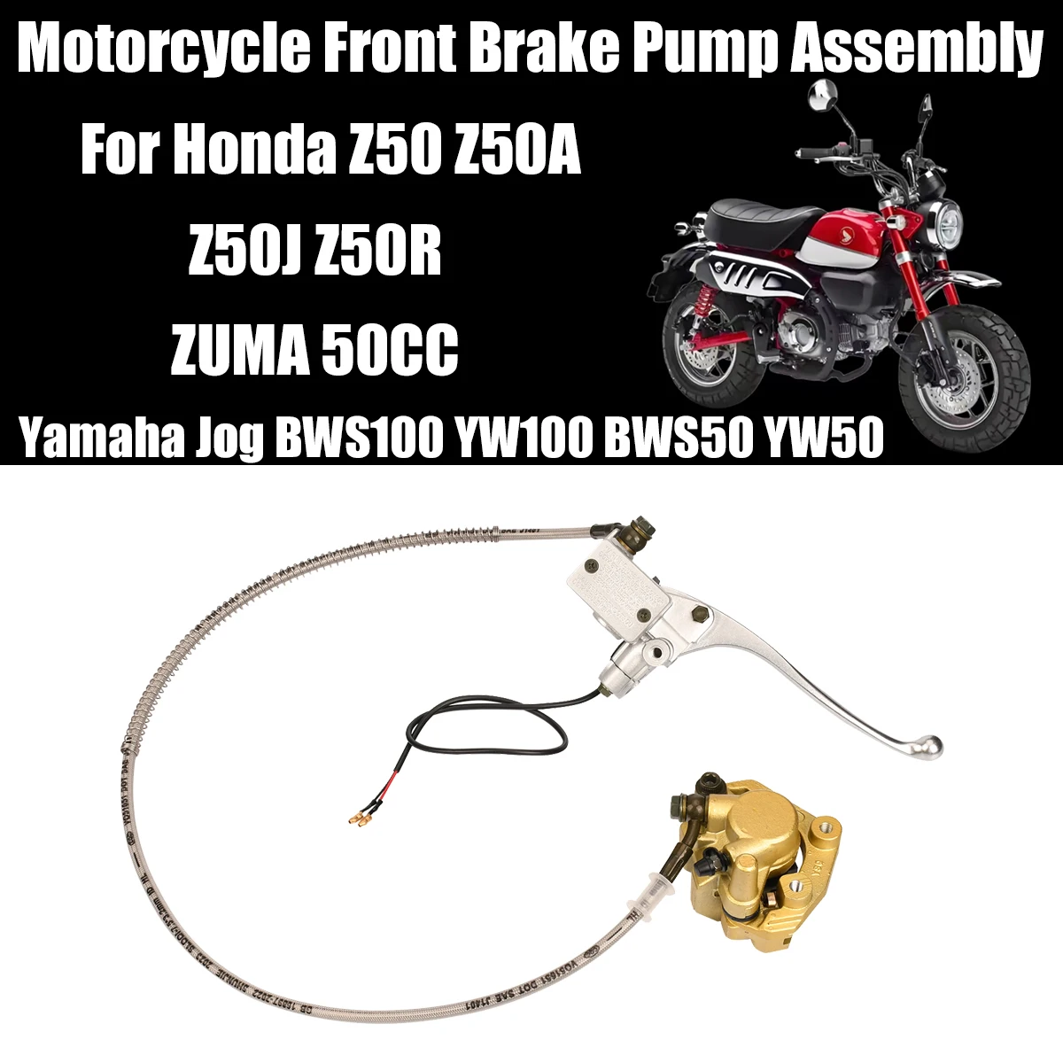 Little Jintong Monkey bike parts Front Brake pump brake master cylinder pump for Z50 Z50J DAX ZhenHua motorcycle