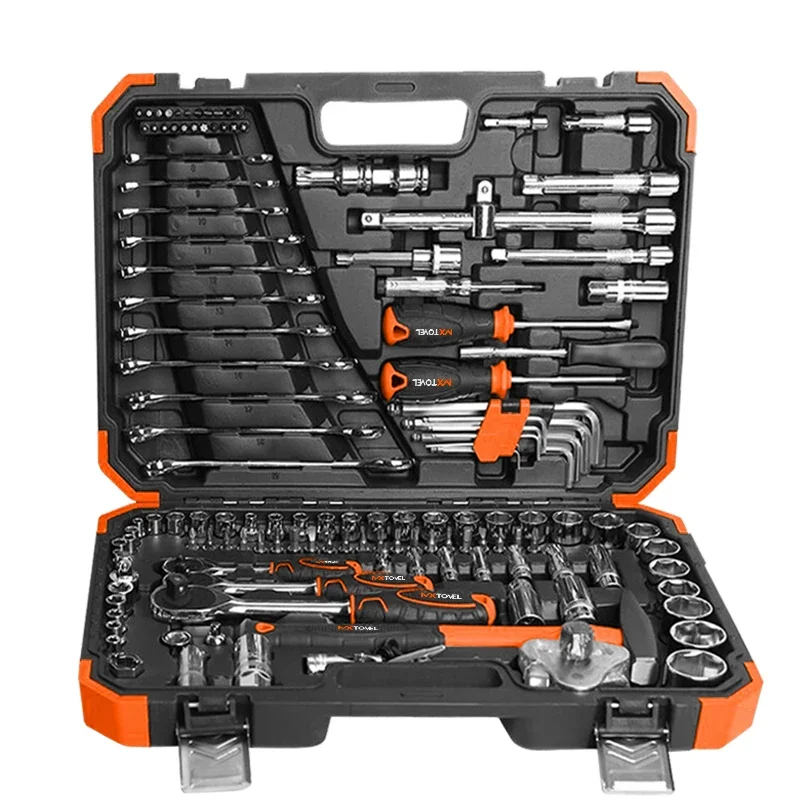 Hand wrench Tool Set Cordless Power Tools Wrench Sets 132Pcs 1/2 inch 3/8