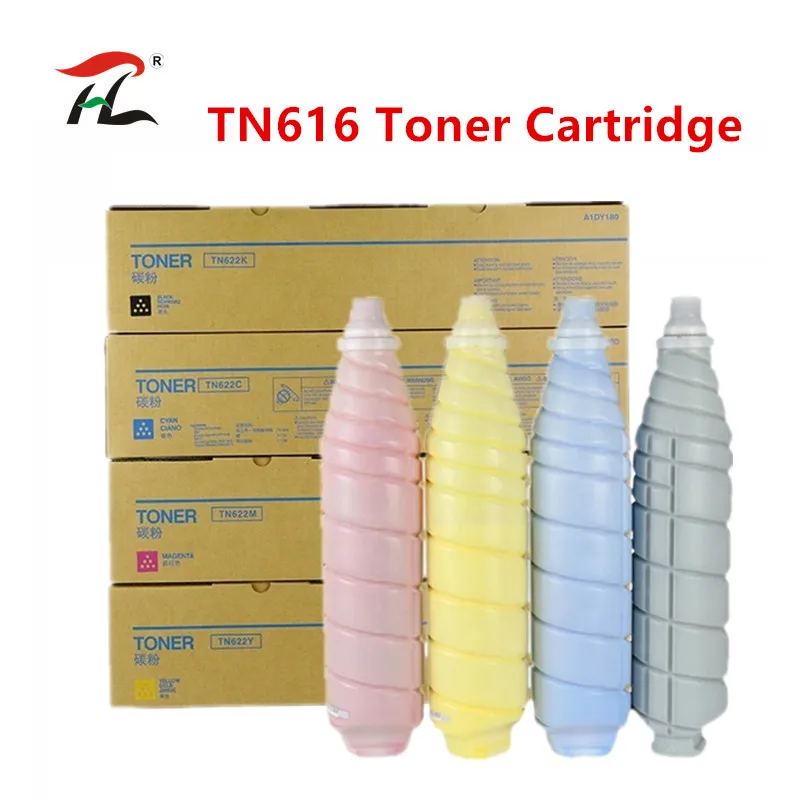 

TN616 TN-616 Toner Cartridge for Konica Minolta C6000 C7000 C7000P A1U9130 TN616K A1U9233 TN616Y A1U9433 TN616C A1U9333 TN616M