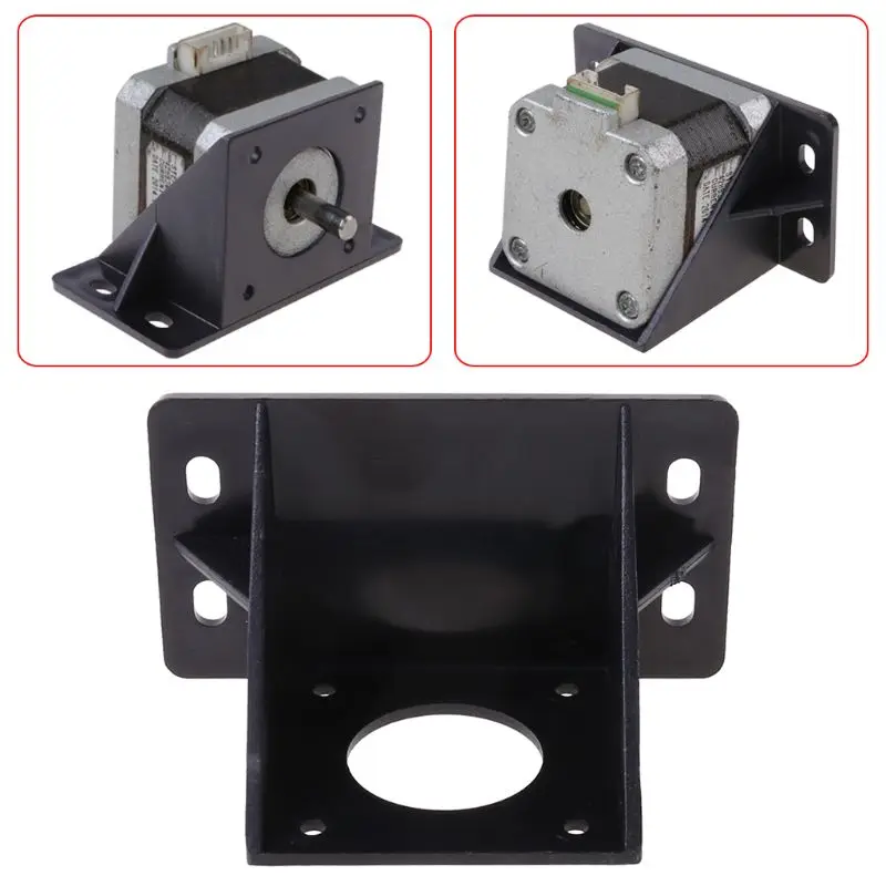 NEMA 17 Steppr Motor Accessories Plastic Bracket Support Mounting L Type Bracket Mount 42 Stepping Stepper Motor Nema17 Motor