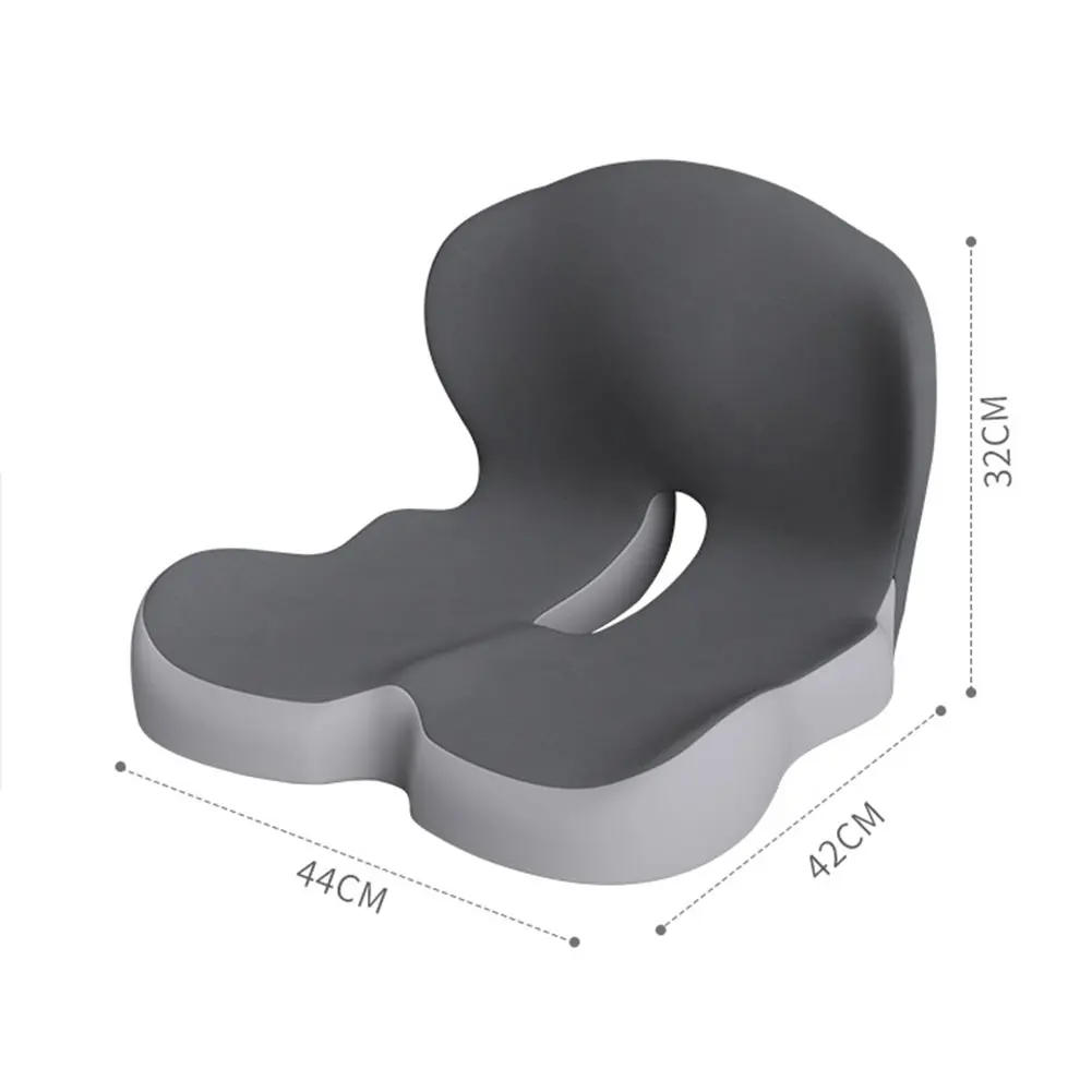 

Memory Foam L-Shaped Integrated Seat Cushion with Back Support Office Chair Cushion for Car Truck Desk Gaming Chair