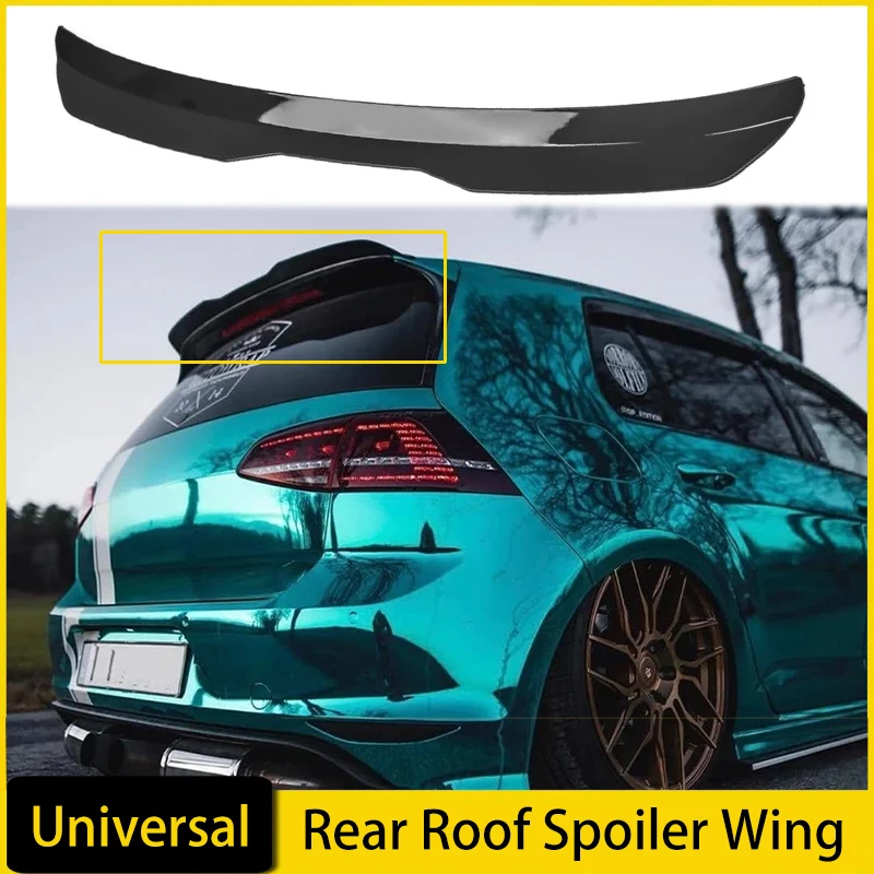 

Rear Roof Spoiler Wing Car Rear Roof Spoiler Lip for Volkswagen Golf MK7 MK7.5 GTI GTD R 2013-2020 Universal Hatchback Tail Wing