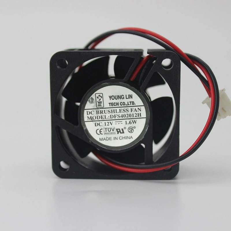 Вентилятор HJY 1PC YOUNGLIN DFS402012H DC 12V 0.13A 40*40*20мм 2pin, новый