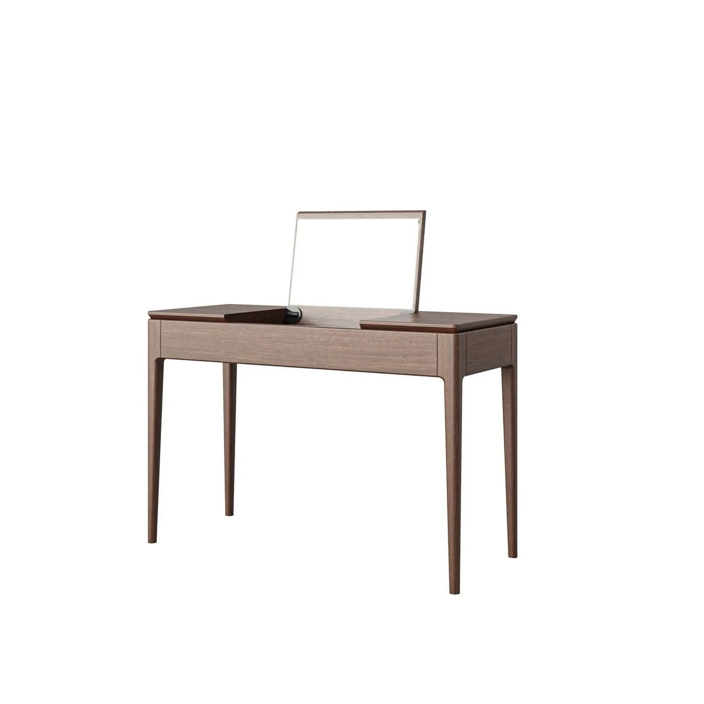 High-end Solid Wood Dressing Table, Desk Integrated Small Apartment, Bedroom Dressing Table, Black Walnut Dressing Table With Ma