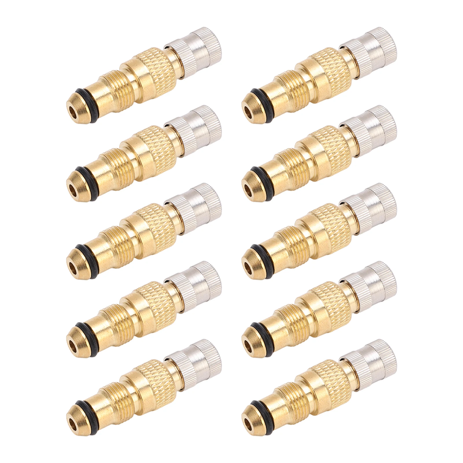 10PCS Tractor Air Liquid Valves Tire Brass Valve Stem TR218A CH3 Core Housings Replacement