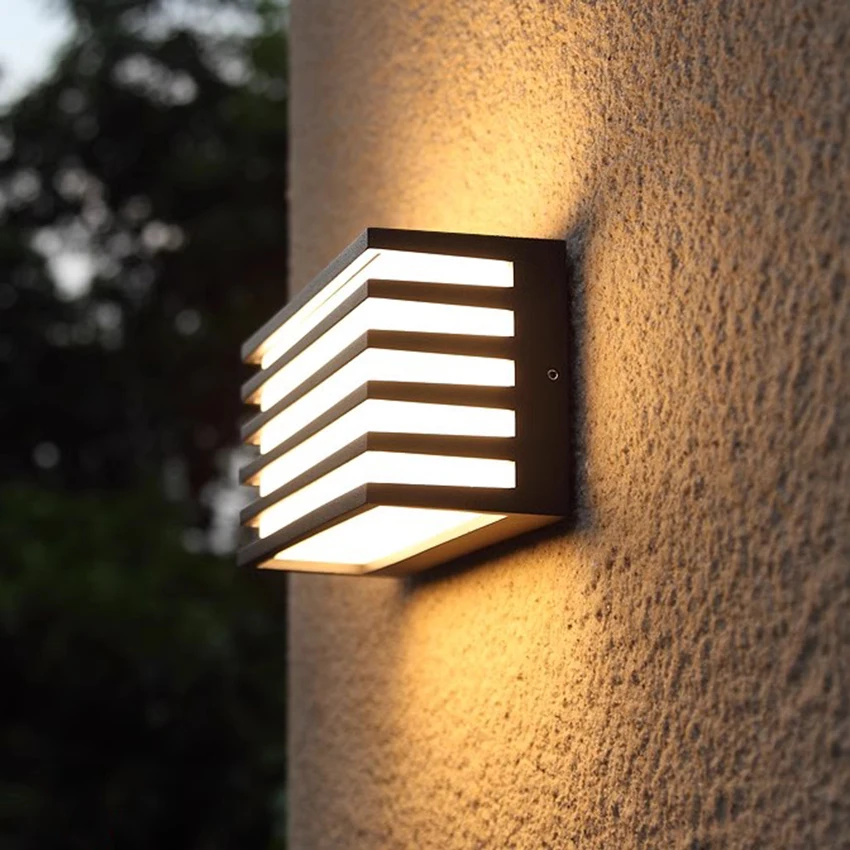 

Modern Minimalist Creative Entrance Wall Light Waterproof Outdoor Balcony Porch Lamp for Entryway Door & Gate Lighting