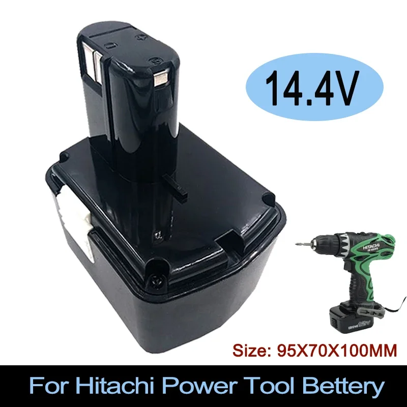 14.4V 4800mAH/6800mAh/9800mAH for Hitachi Replaceable Power Tool Battery CJ14DL DH14DL EBL1430 BCL1430 BCL1415