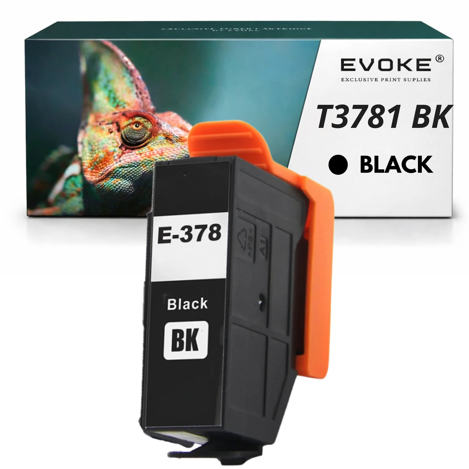 Evoke Compatibele Inkt voor Epson T3781 T-3781 T378Bk T-378Bk Zwart Xp-15000 Expressionphoto Xp-8500 Xp-8505