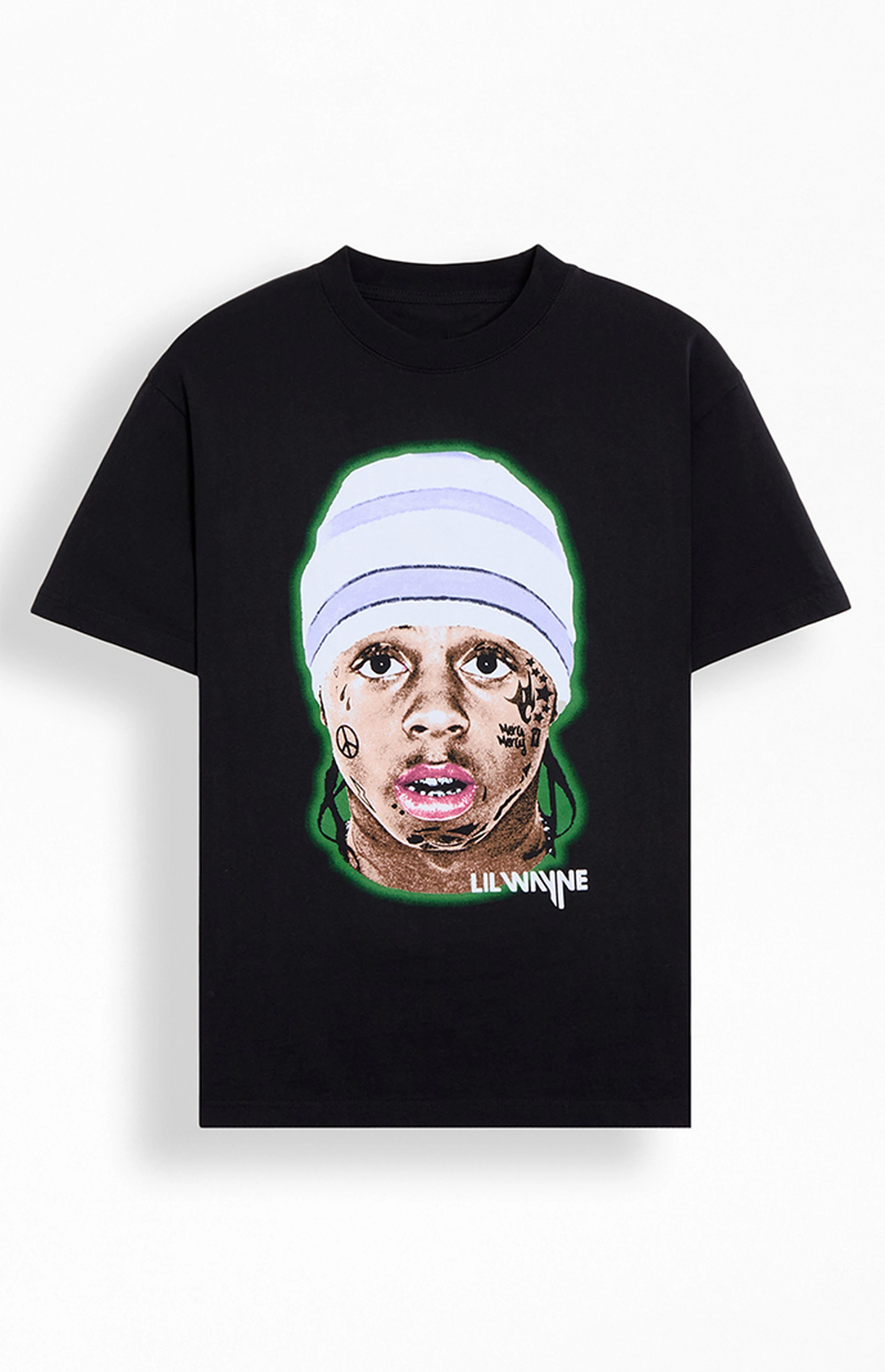 

Lil Wayne Big Head T-Shirt---High-end Luxury Is for Both Men and Women Top Y2k Free Delivery High Street Boom