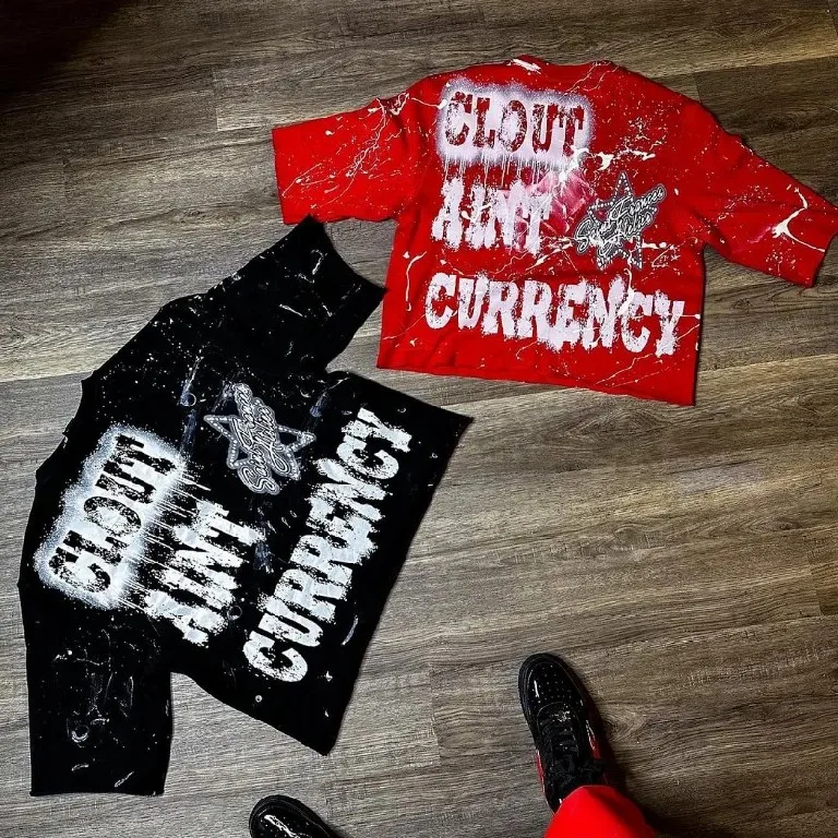Camiseta de calle Y2K Hip Hop Punk Rock con estampado gráfico de letras, camiseta de gran tamaño para hombre y mujer, camisetas de manga corta de algodón con cuello redondo