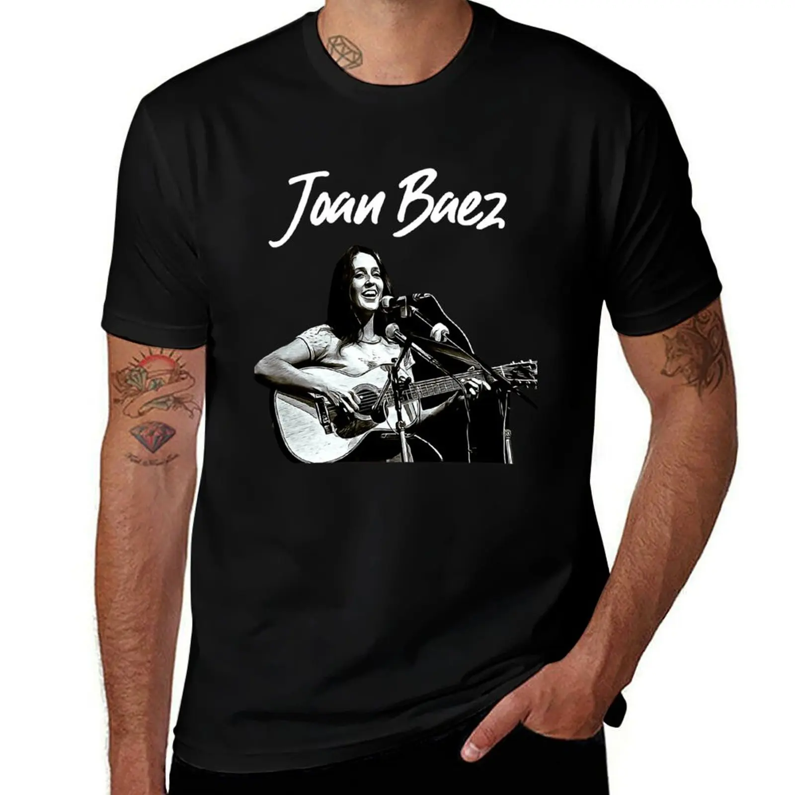 

Day Gifts Joan Baez Folk Music T-Shirt t shirt for man 100 percent cotton cotton t shirts high quality T-Shirt