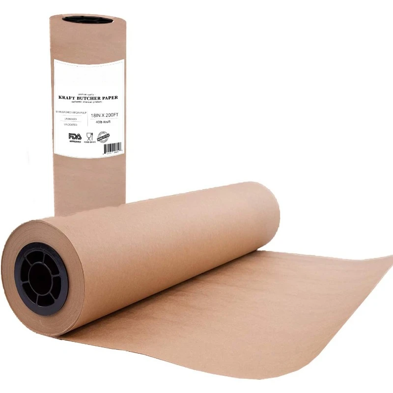 Brown Kraft Butcher Paper Roll - 18