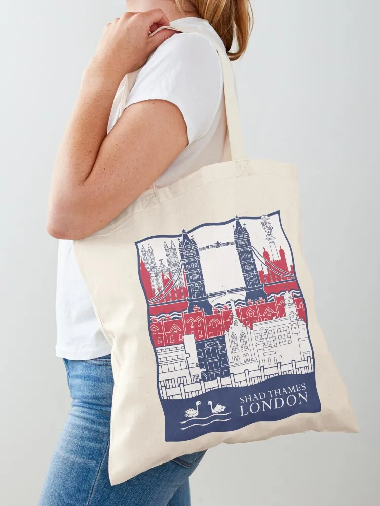 Shad Thames London Tote Bag Women's bag Customizable tote bag shopper bags Canvas Tote