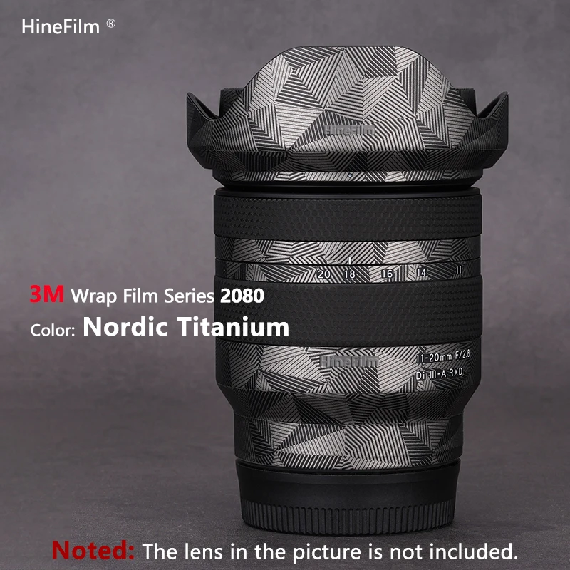 Hinefilm الجلد ل Tamron 11-20 f2.8 FE جبل عدسة الجلد 1120 عدسة ملصق ل Tamron 11-20f2.8 لسوني عدسة التفاف غطاء الفيلم