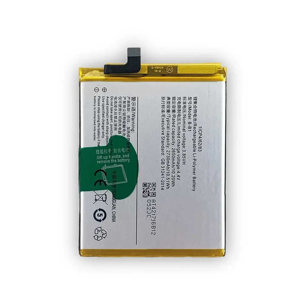 B-B1 High Quality Replacement Battery For VIVO Y55S Y55L 1603 1610 High Capacity B-B1 2730mAh New Battery + Tools