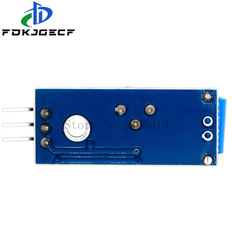 Picture 4: 10pcs normally closed type vibration sensor module Alarm sensor module Vibration switch SW-420 for arduino