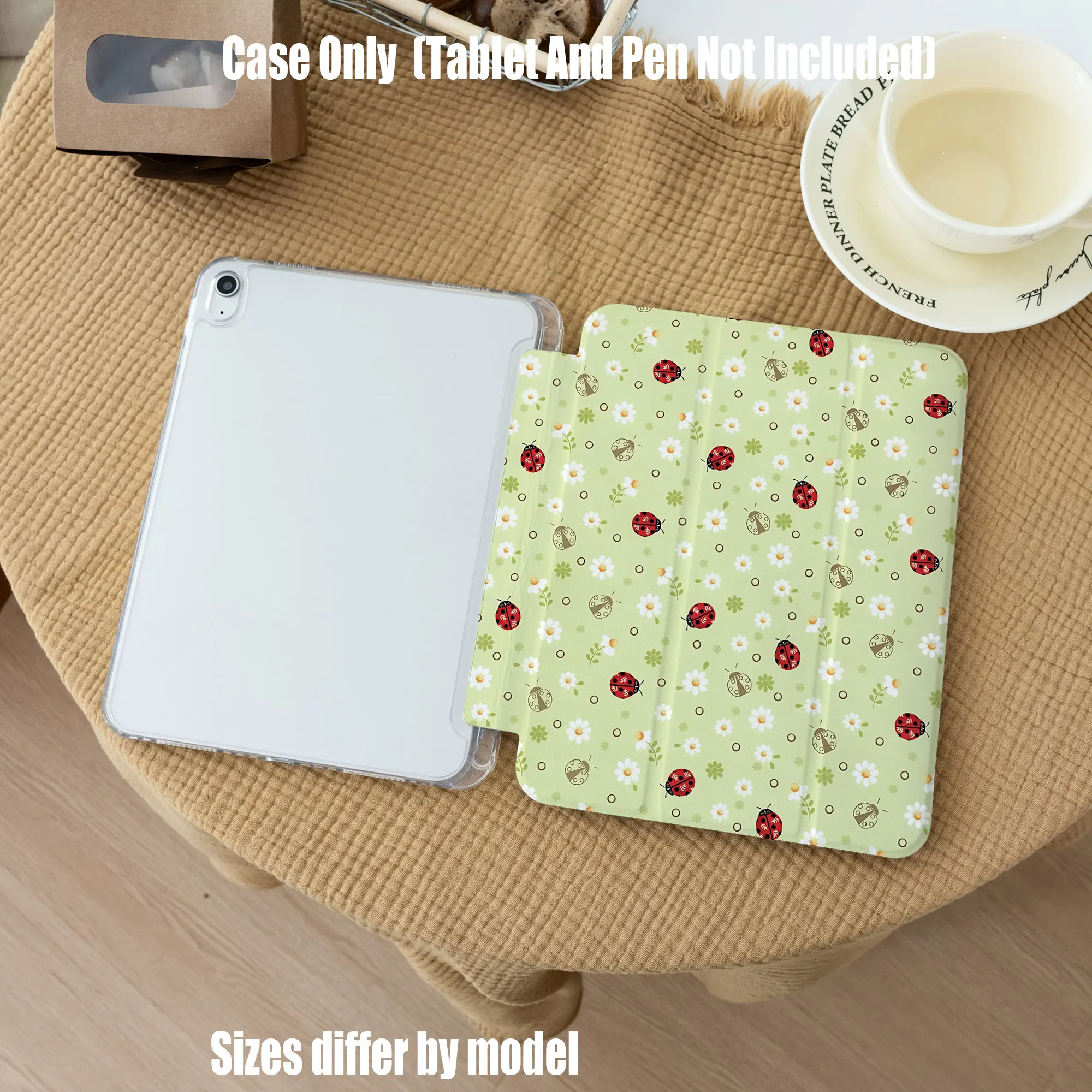 Slim Fit Premium TPU Tablet Cover, Shockproof Durable Lightweight Protective Case for iPad Samsung Huawei Honor Redmi Xiaomi