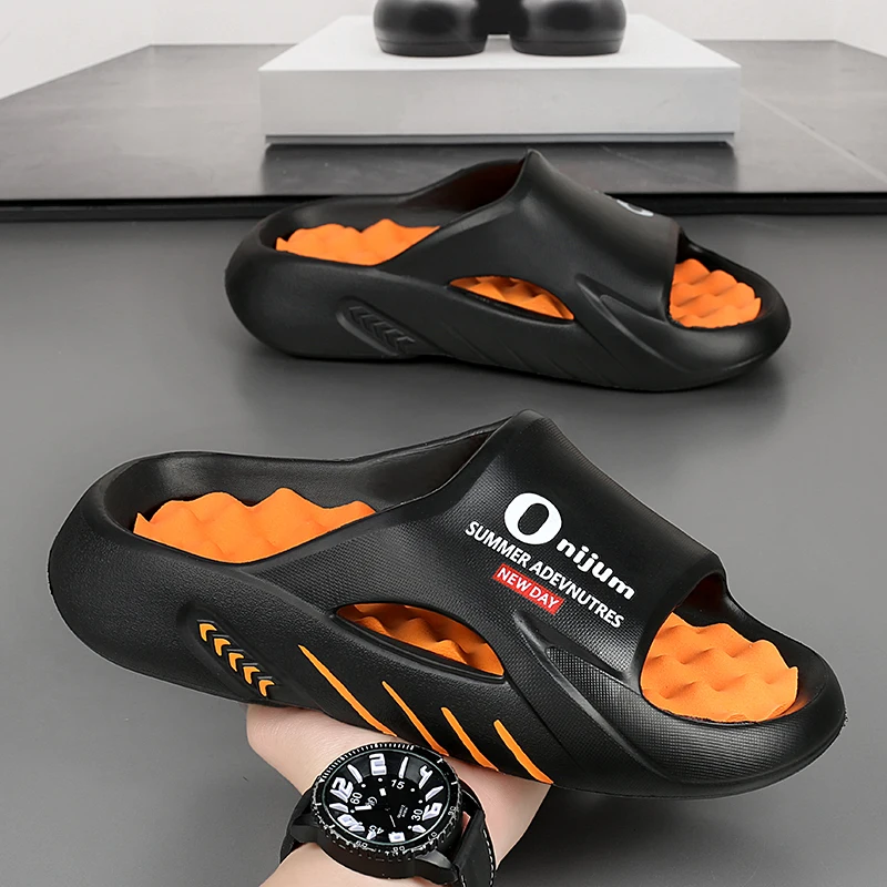 

Slippers for Men and Women, New Summer Style, Massage Insoles, Non-Slip, Casual Outdoor Wear, Sports Flip-Flops, Beach Slippers