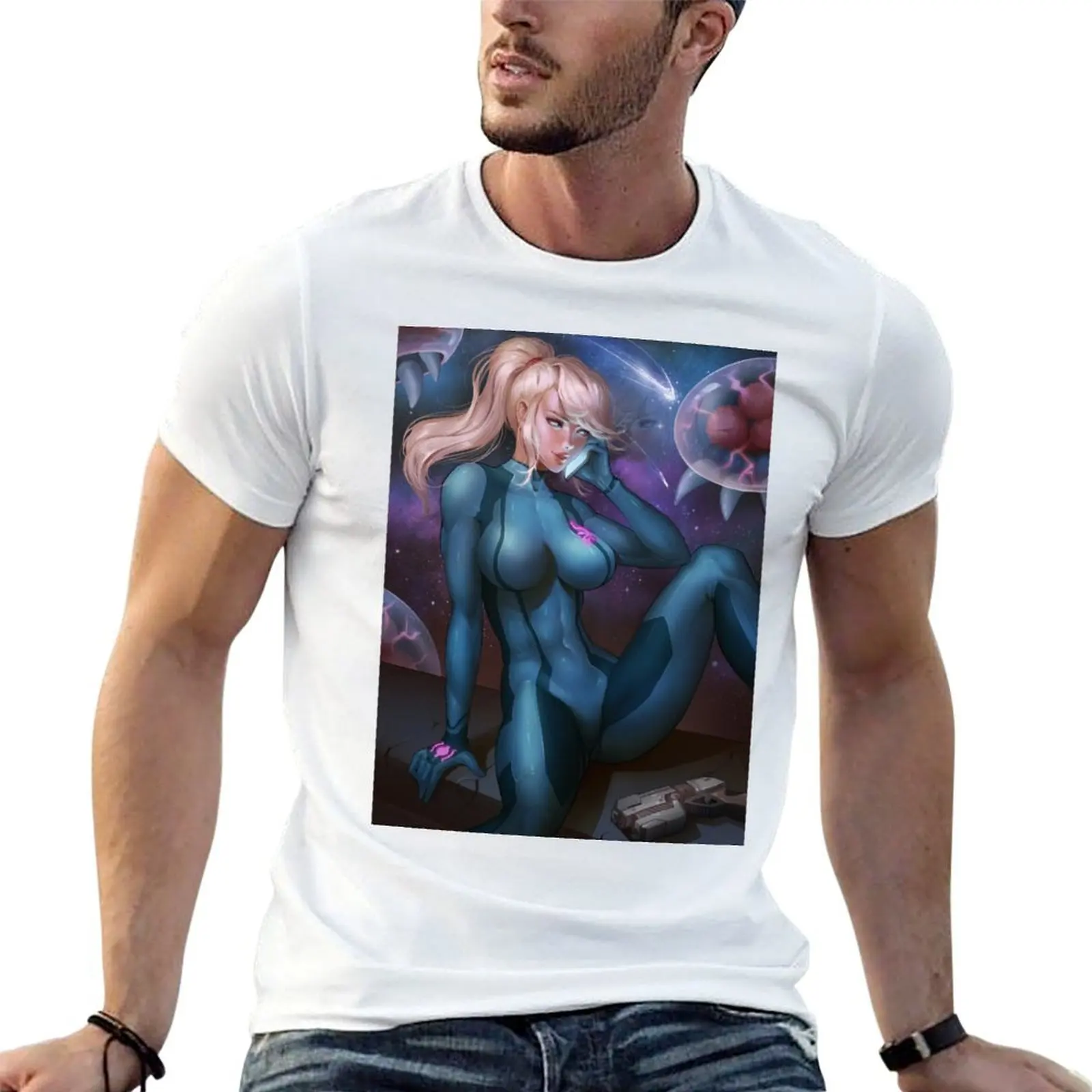 

Samus Aran T-Shirt t shirt custom print t shirt for man printed t shirts for man T-shirt