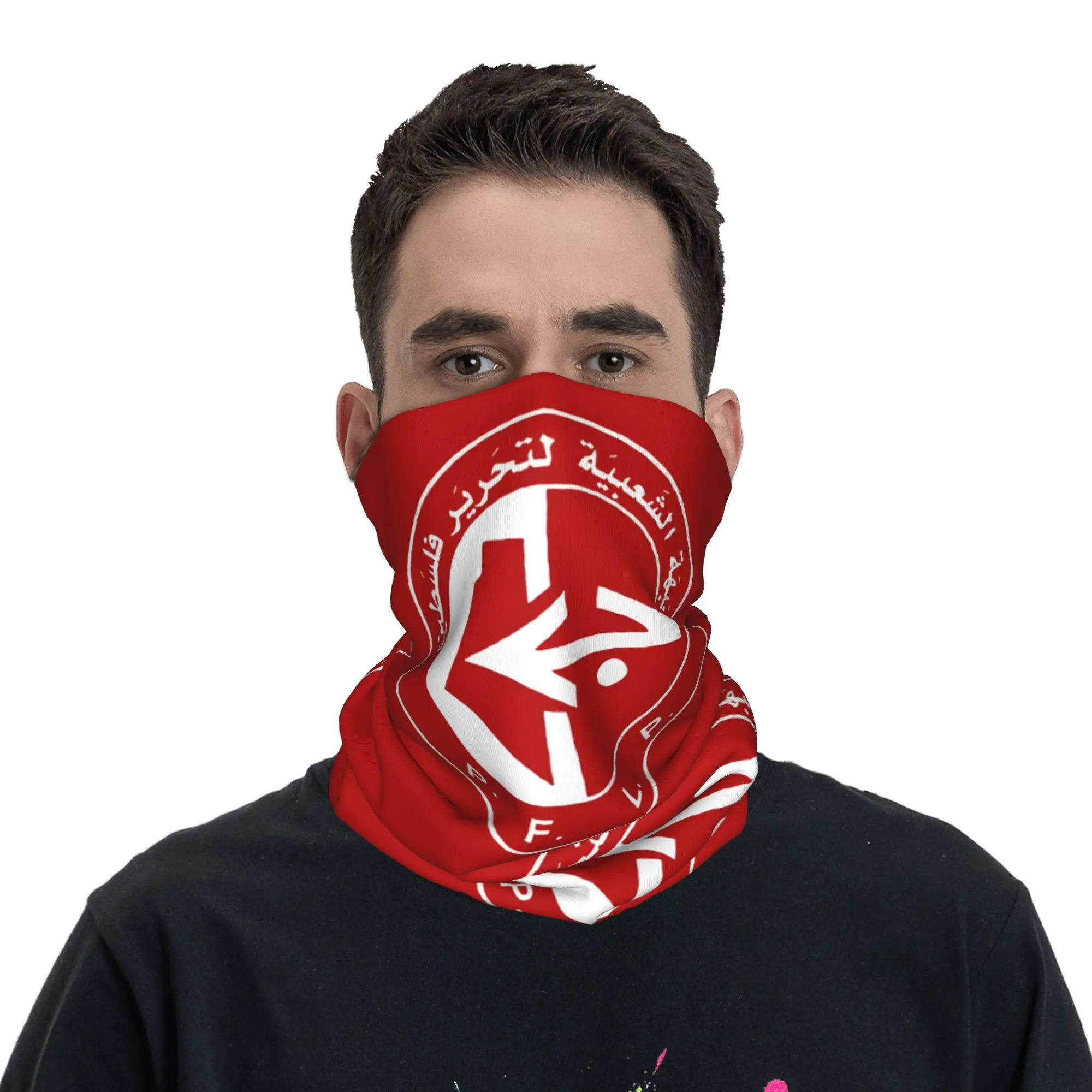 

PFLP Bandana Neck Gaiter Printed} Wrap Scarf Warm Balaclava Running Unisex Adult All Season