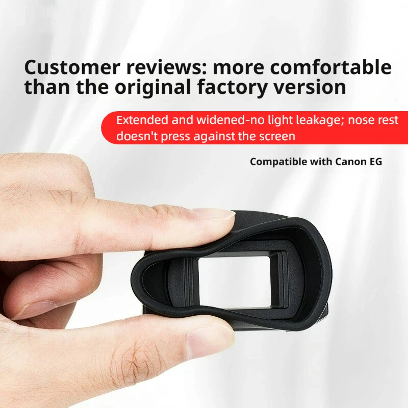 Nuevo Protector de Visor de Silicona Suave EG para Canon 5D3 5D4 5DS 5DSR 7D 7D2 1D3 1DX 1DX2, Accesorios