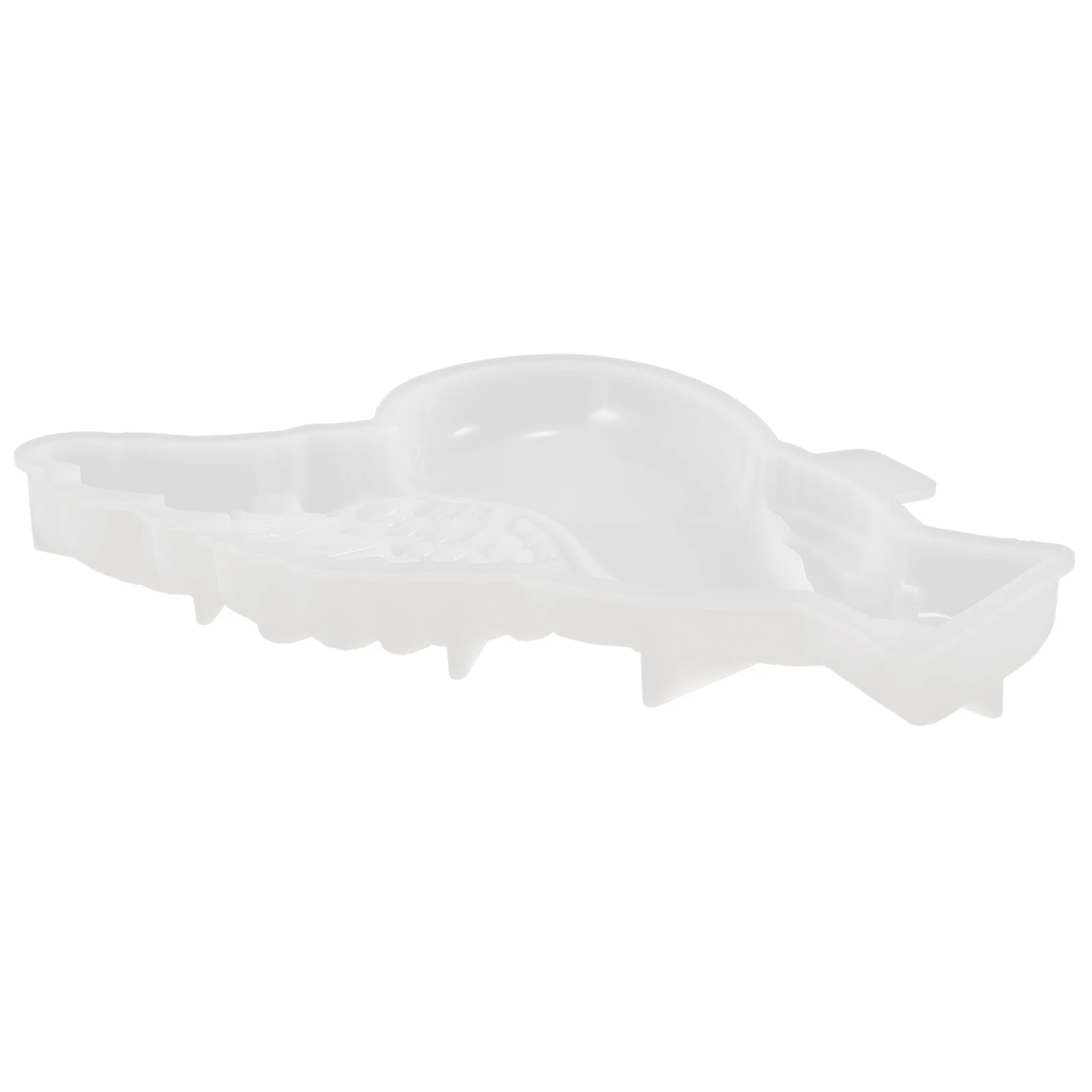 

Silicone Mold Heart Wing Shaped Crafts White Flexible Decorative Epoxy Resin Casting Jewelry Accessories DIY Tool
