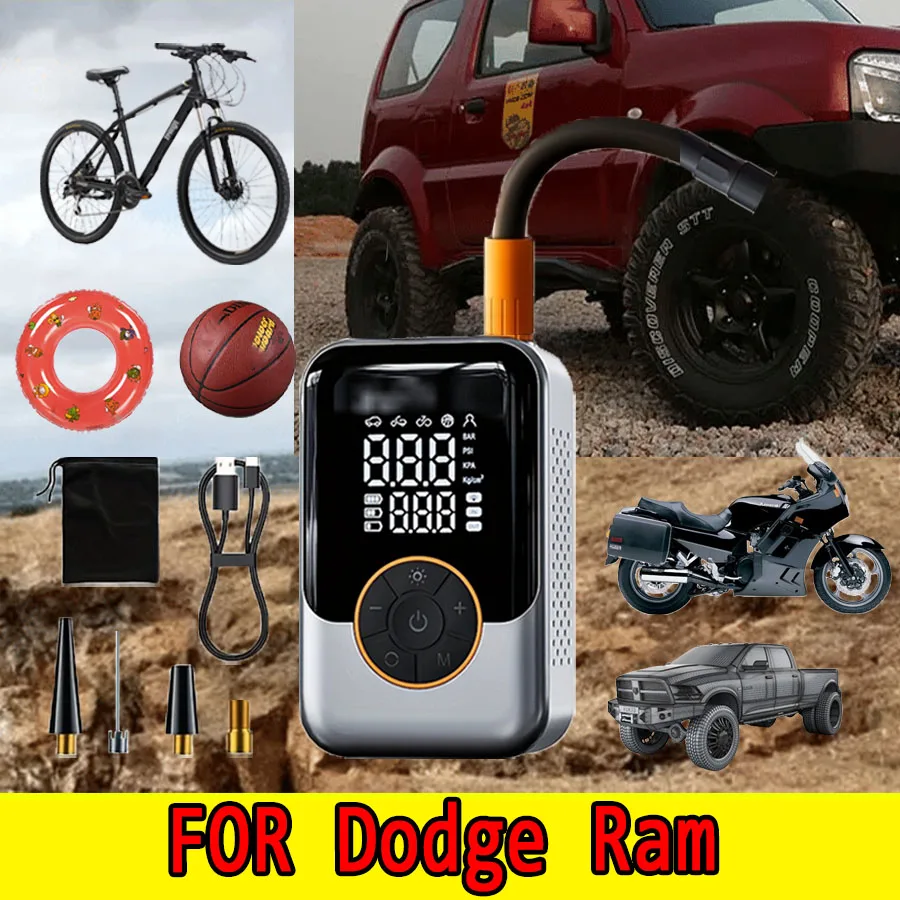 

FOR Dodge Ram Portable Wireless Car Inflation Pump Intelligent Portable Air Compressor Car Tire Wireless Air Pump