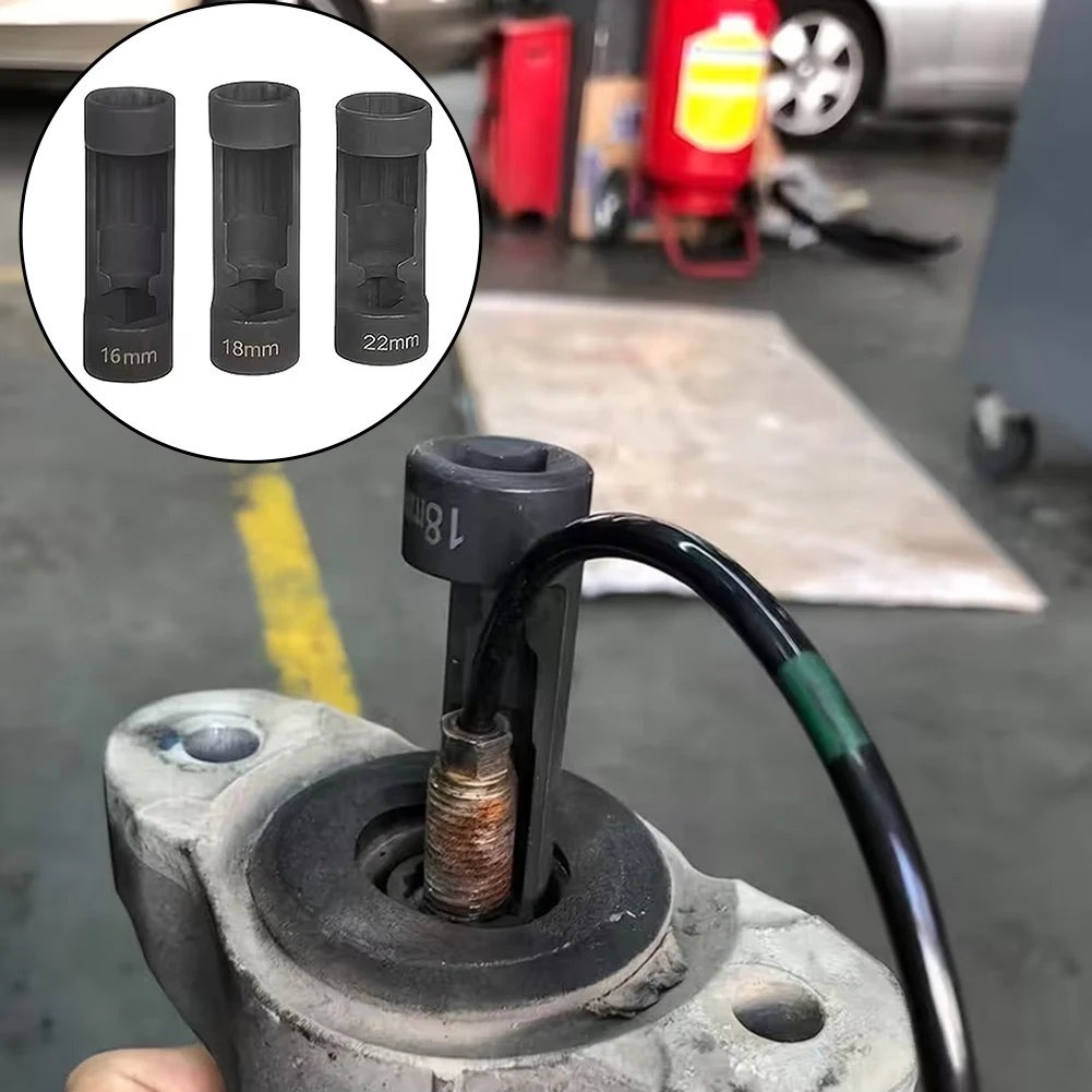 16-22mm 1/2 Inch Drive 12 Point Suspension Strut Nut Socket Tool Shock Absorber Nut Remover Socket Removing Locking Strut Nuts