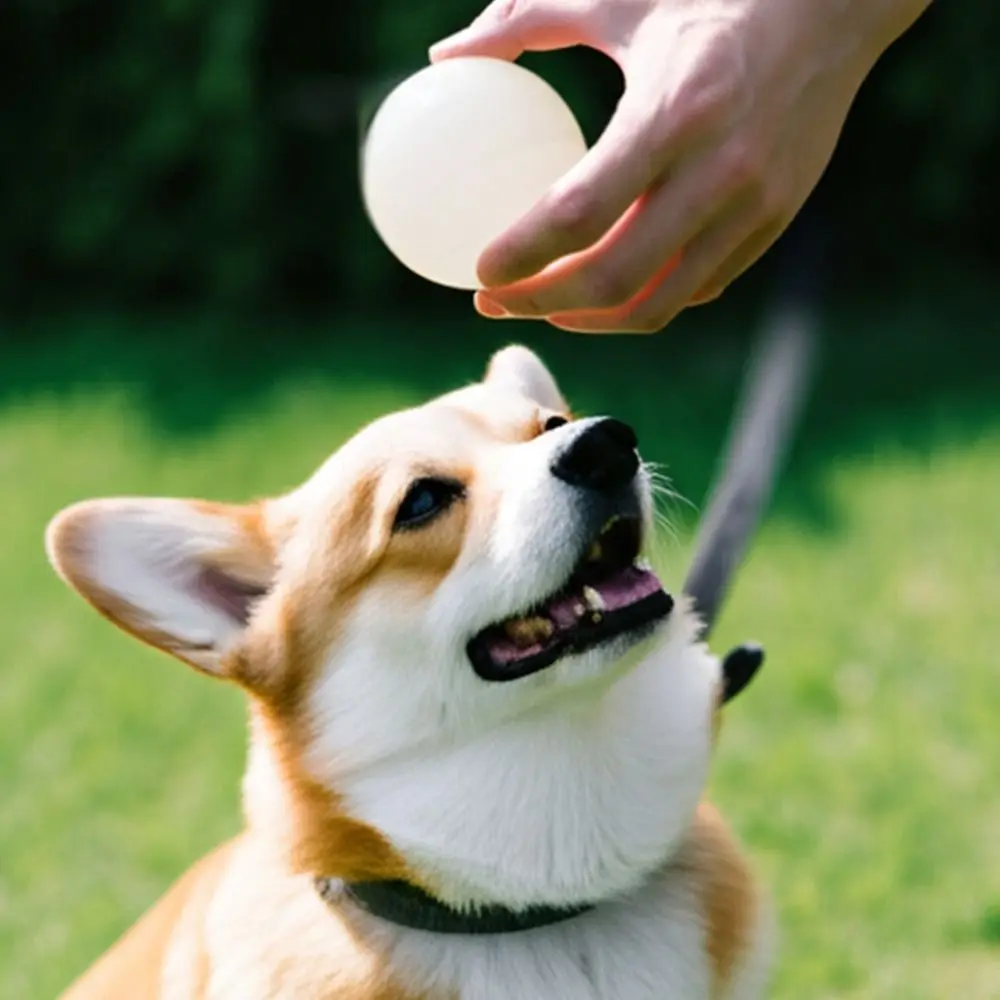 

2Pcs Funny TPR Dog Relief Toys Bite Resistant Teething Dog Training Toy Luminous Pet Interactive Toys Night