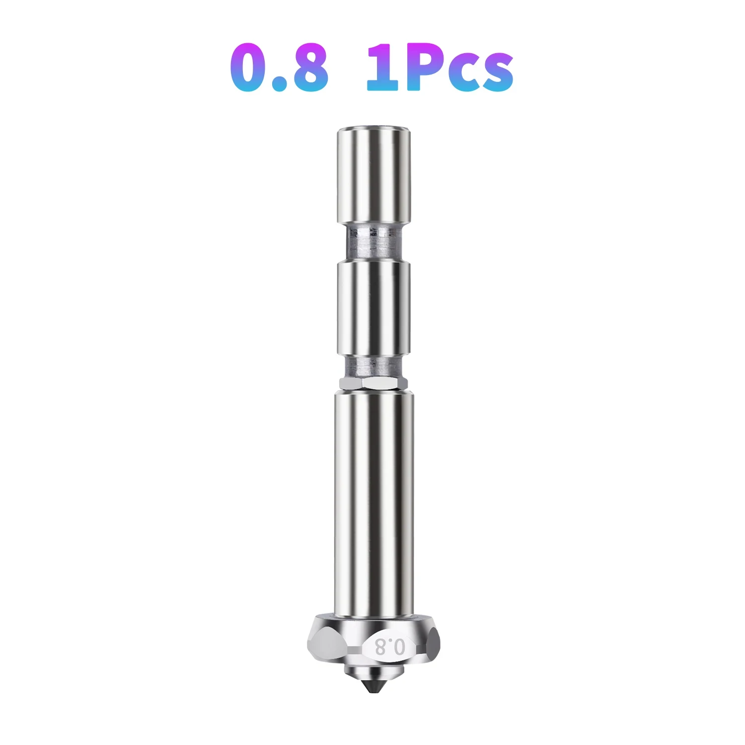 Für Anycubic Kobra 3 Max Hotend 0,4 0,6 0,8mm Combo Schnellwechsel Integrierte Düse aus gehärtetem Stahl