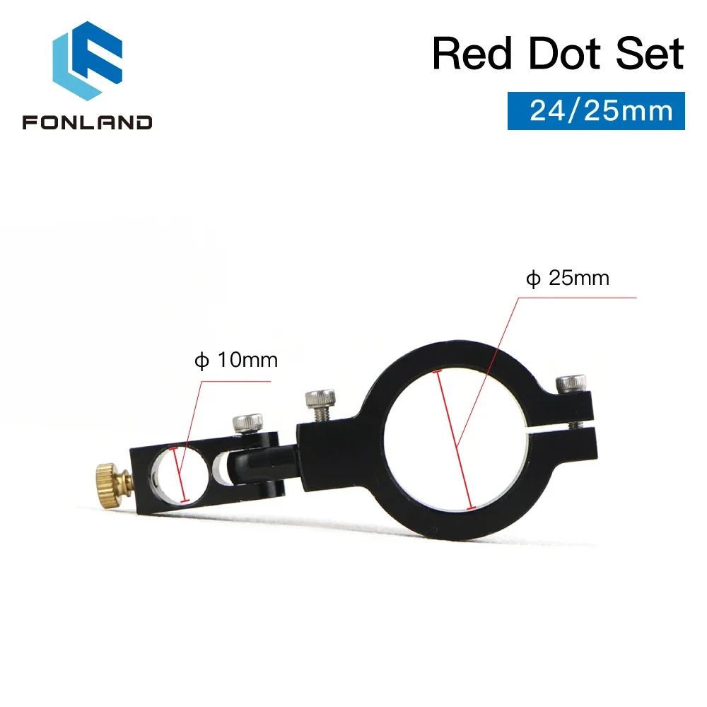FONLAND Dot Set Positioning Diode Module Laser Engraver Dia:25mm DC 5V For DIY Co2 Laser Head Cutting Machine
