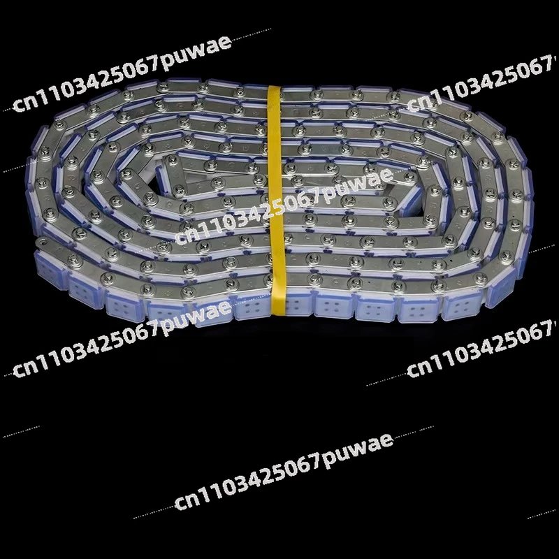 Glass Edger Feeding and Feeding Conveyor Chain Vertical Stone Edger Conveyor Belt White Upgraded Conveyor Chain