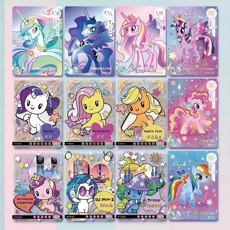 KAYOU الأصلي بلدي ليتل المهر بطاقات قوس قزح حقيبة 40th الذكرى محدودة الصداقة الأبدية بطاقة نادر SC SGR بطاقات لعبة للأطفال